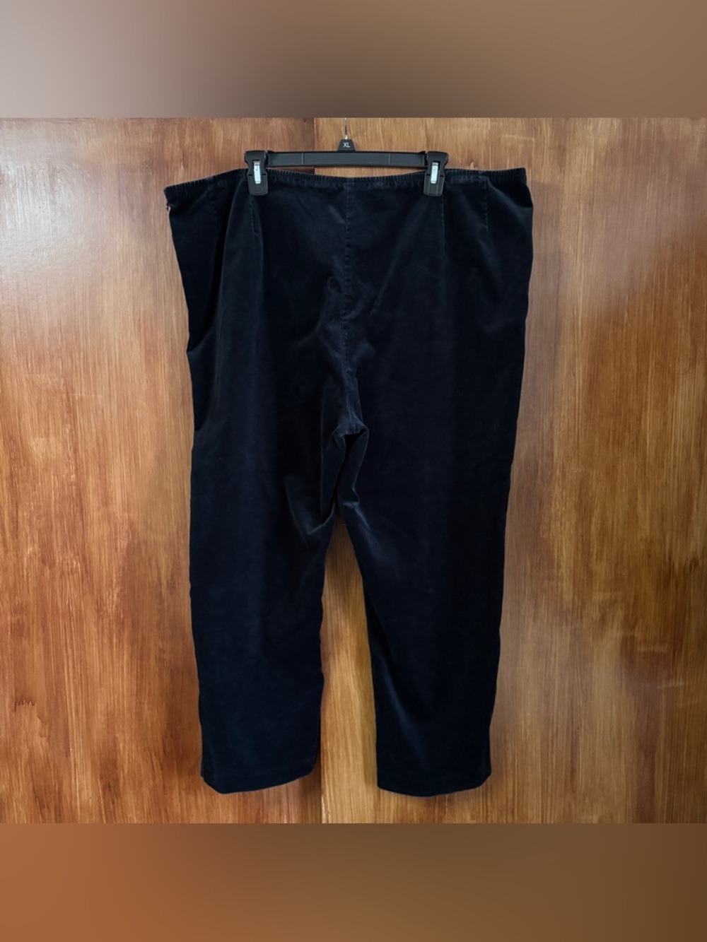 EUC Eileen Fisher Velvet High-Rise Trouser | Black Dress Pants | Women’s Plus 1X - Picture 4 of 16